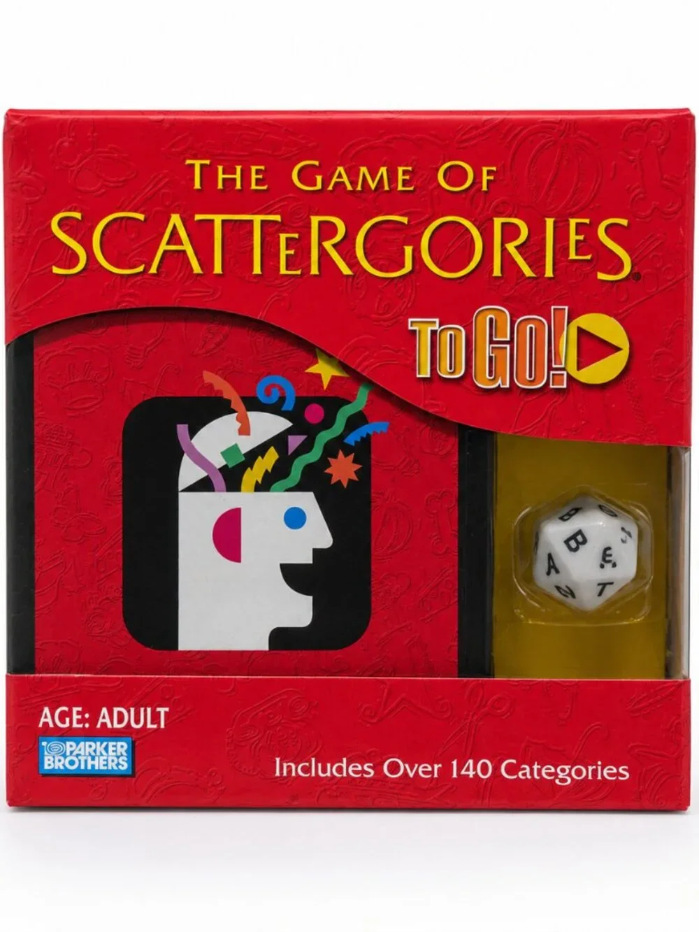 Scattergories To Go Travel Game 2009 SEALED New Parker Brothers Hasbro Adult
